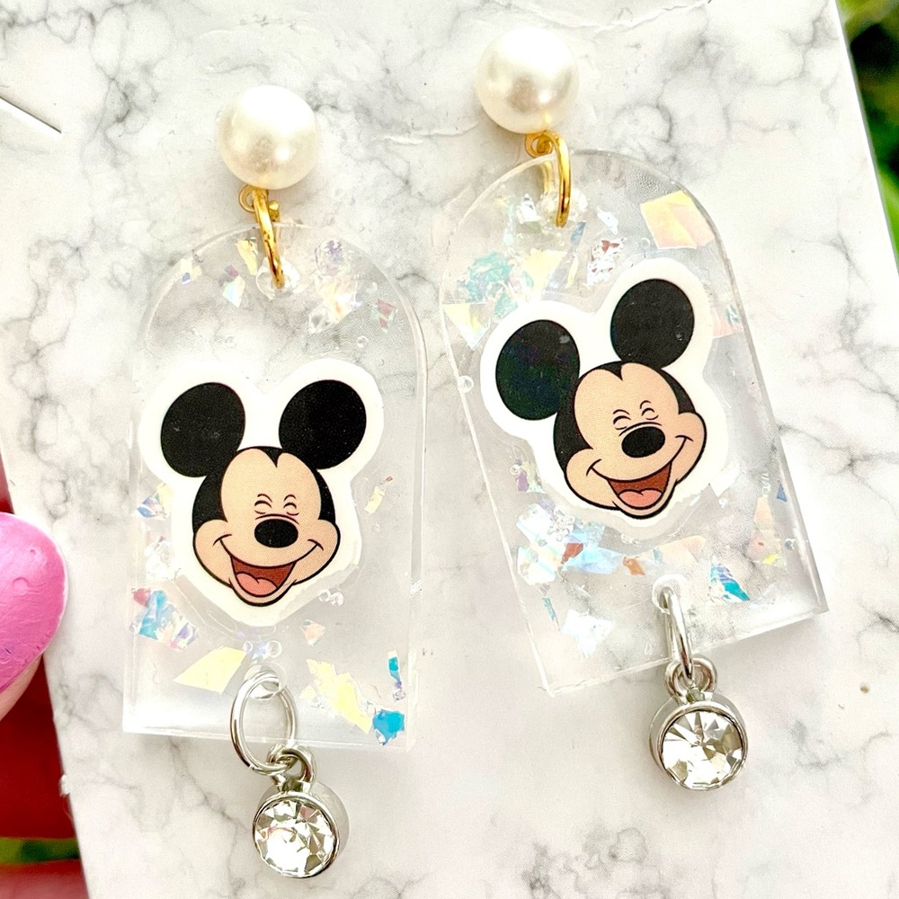 Mickey Mouse Acrylic Earrings